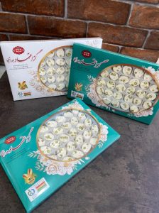 گز سکه ای ۱۸ درصد پسته