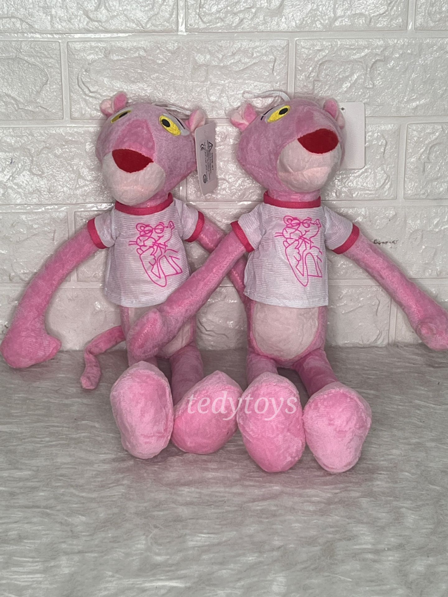 عروسک پلنگ صورتی