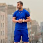 ست تیشرت و شلوارک مراکشی مردانه