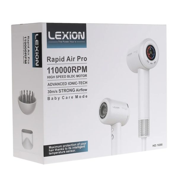 سشوار حرفه ای لکسیون مدل rapid air pro