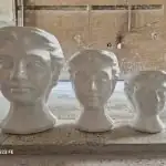 گلدان سرامیکی رخ ۳تایی