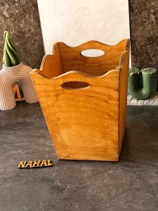 سطل زباله موج دار