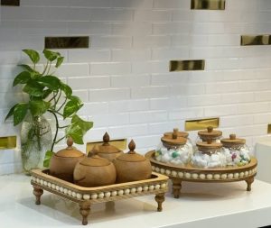سرویس سه عددی سینی رایزر مهره دار مربع