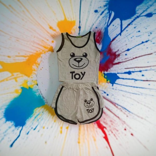 ست تاپ و شورتک مدل toy