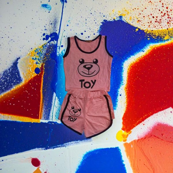 ست تاپ و شورتک مدل toy