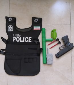 جلیقه پلیس با لوازم