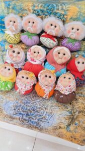 عروسک بقچه ای ننه جون و آقاجون