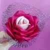 گل رز شاخه ای دو رنگ