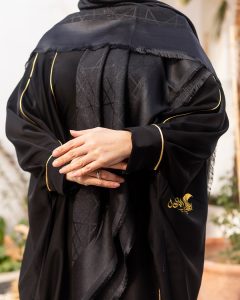 عبای کیمونو با نواردوزی خاص