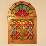 دیوار کوب پنجره گره چینی