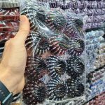 کلیپس چنگکی (گوجه ای) نگین دار