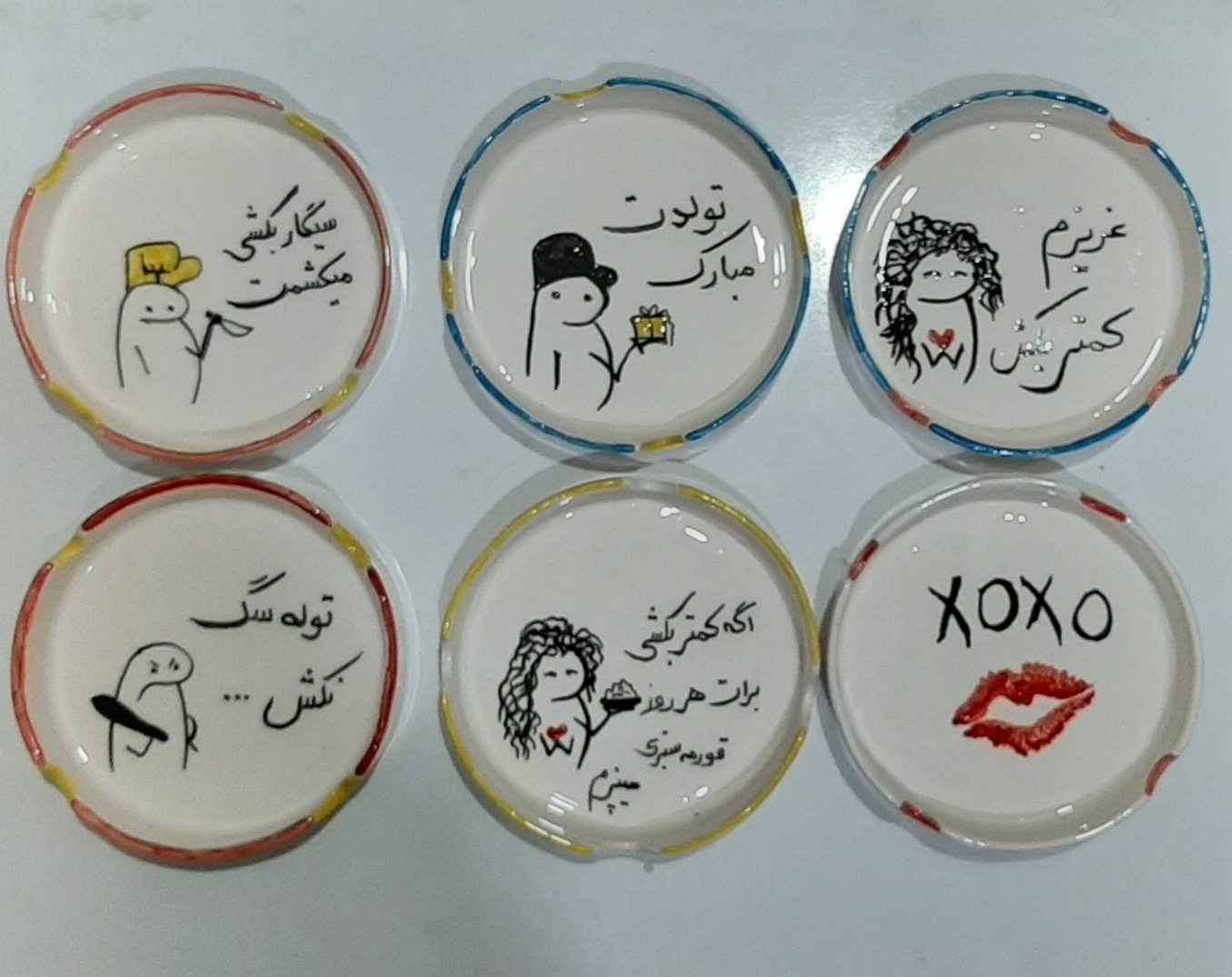زیر سیگاری سرامیکی فانتزی