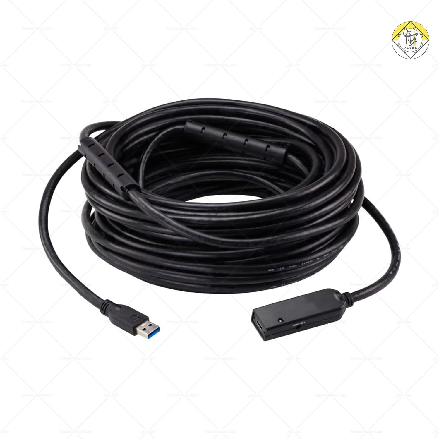کابل افزایش ۲۰ متری usb کابل افزایش ۲۰ متری usb