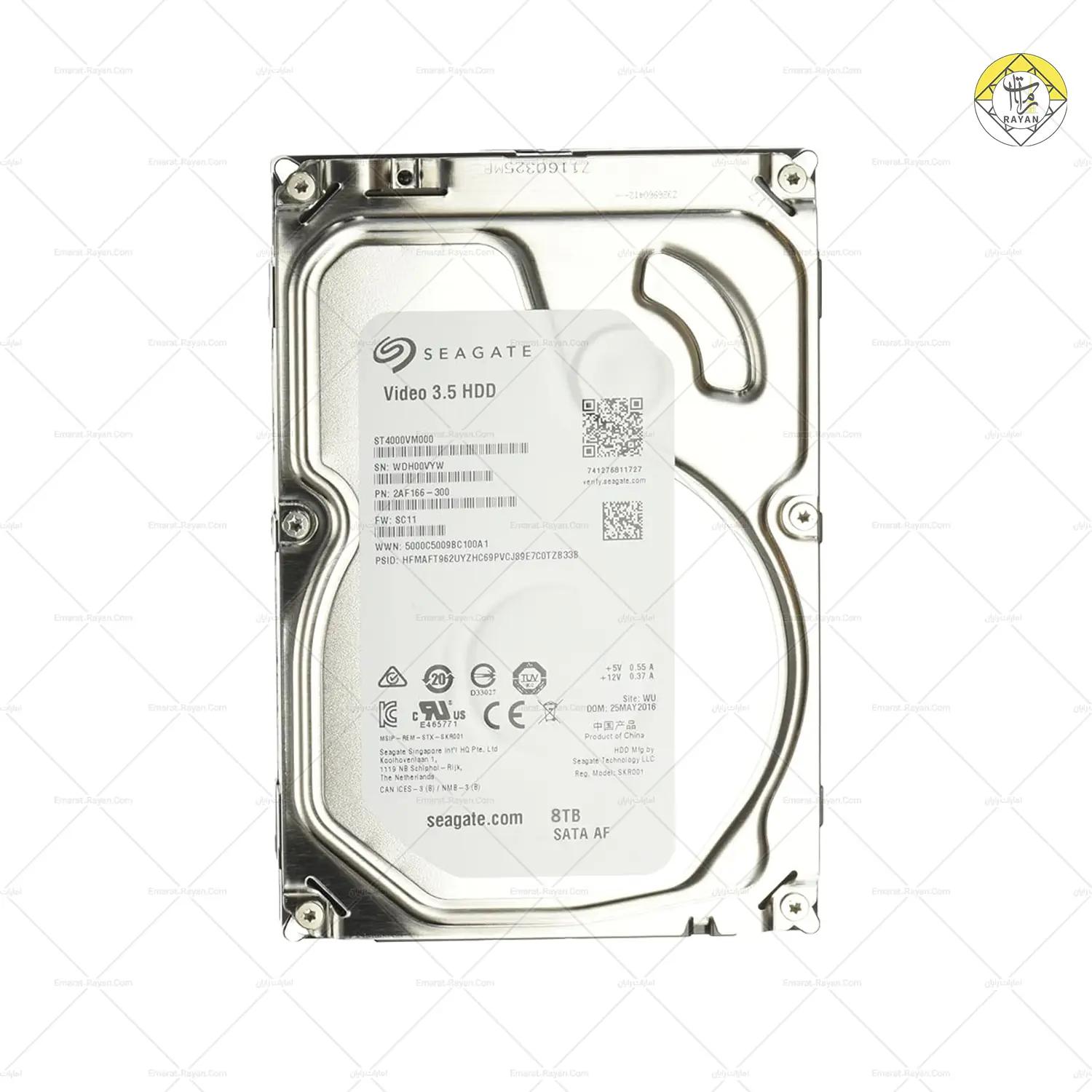 هارد سیگیت مدل ویدئو ۸ ترابایت هارد سیگیت مدل ویدئو ۸ ترابایت