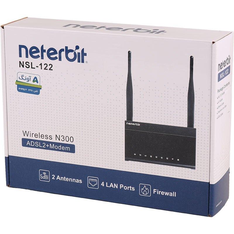 مودم روتر نتربیت + NSL_122 ADSL 2 مودم روتر نتربیت + NSL_122 ADSL 2