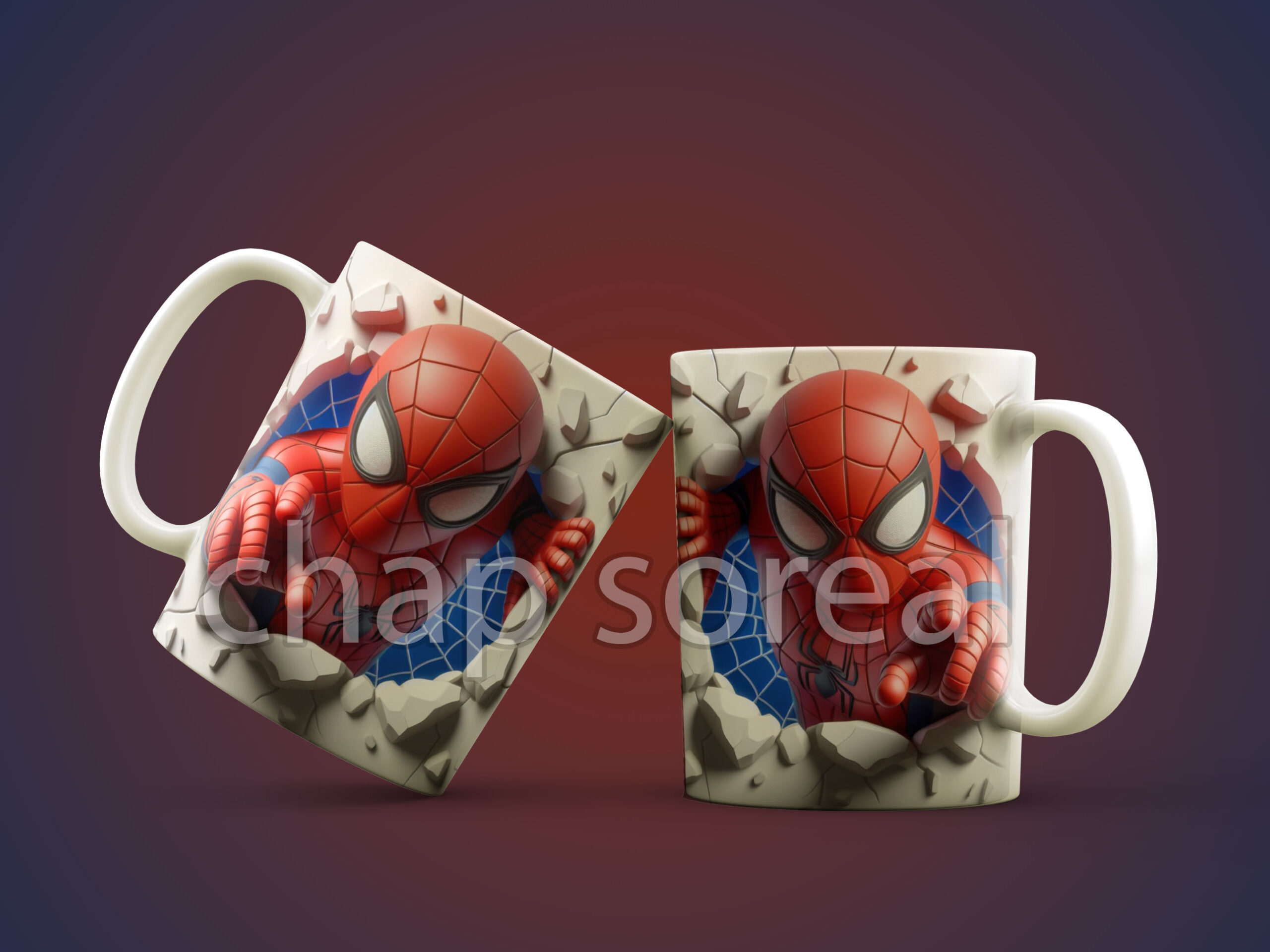 ماگ سه بعدی طرح Spiderman ماگ سه بعدی طرح Spiderman