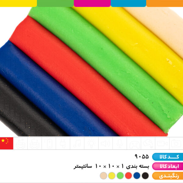 خمیربازی ۶ رنگ جعبه ای