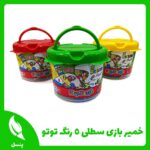 خمیر بازی ۵ رنگ توتو