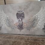 تابلو فرشته بالدار سنگ