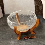 آجیل خوری کویین ۳ پایه کوتاه