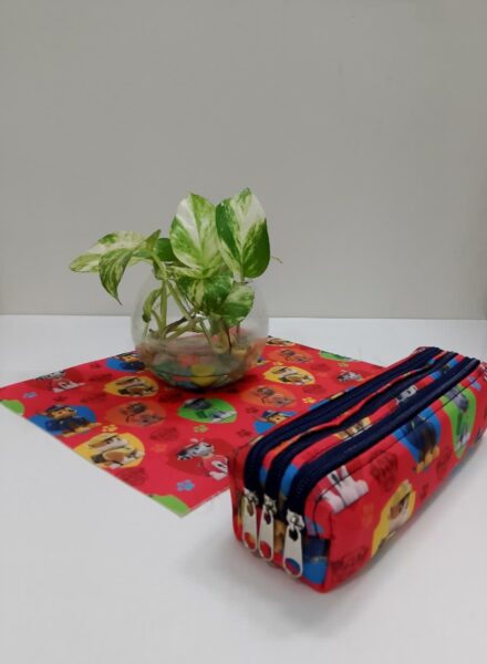 جامدادی سه زیپ طرح دار فانتزی جامدادی سه زیپ طرح دار فانتزی