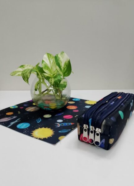 جامدادی سه زیپ طرح دار فانتزی جامدادی سه زیپ طرح دار فانتزی