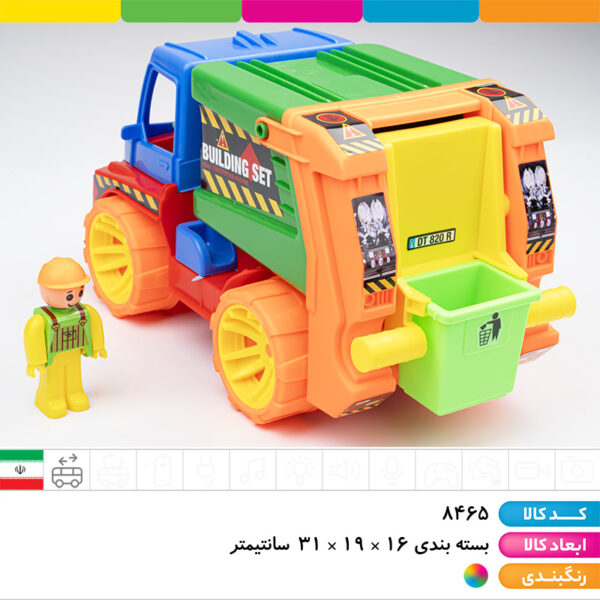 کامیون سه مدل شهرسازی جعبه ای درج