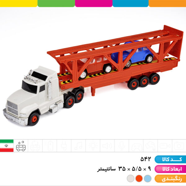 تریلی ماک حمل ماشین درج