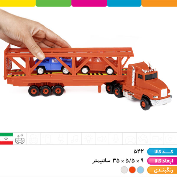 تریلی ماک حمل ماشین درج