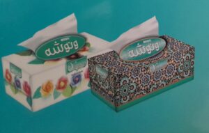 دستمال جعبه ای ۳۰۰برگ برند ونوشه