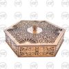 جعبه پذیرایی شکلات خوری ۶ ضلعی