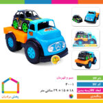 کامیون یدک کش مدل عموقهرمان با ماشین سواری