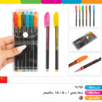 خودکار رنگی اکلیلی نئونی ۶ رنگ