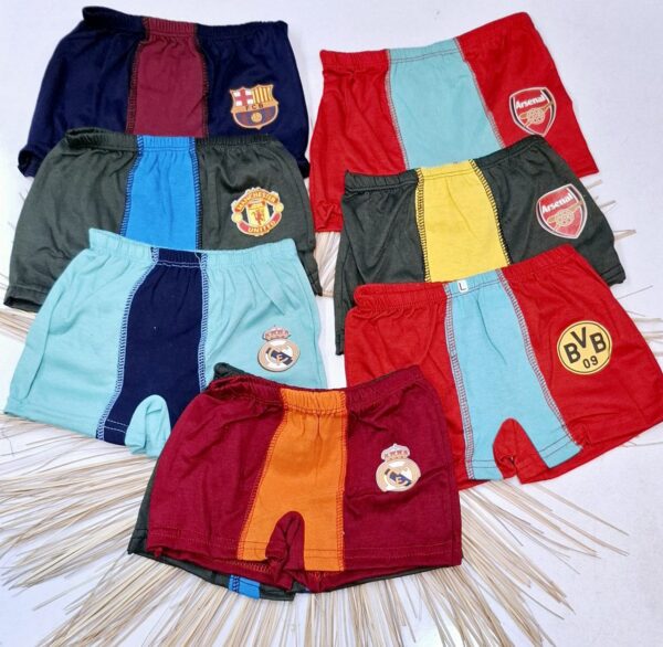 شرت بچگانه نیم پا طرح دار