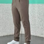 شلوار پارچه ترک کمر انگلیسی