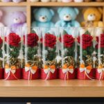 گل شیشه ای مصنوعی استوانه