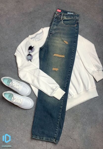 هودی و شلوار جین مردانه