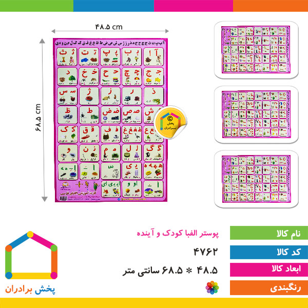 پوستر الفبا کودک و آینده پوستر الفبا کودک و آینده