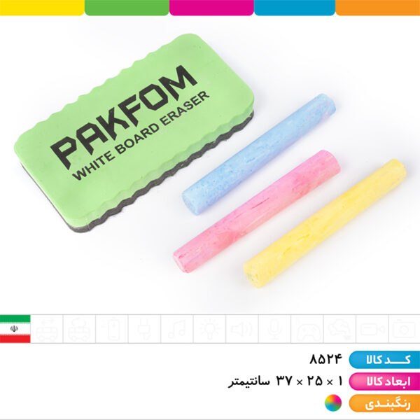 تخته سیاه با تخته پاک کن و گچ مدل کلبه فانتزی