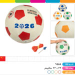 توپ فوتبال آسفالتی سایز ۴ وارداتی