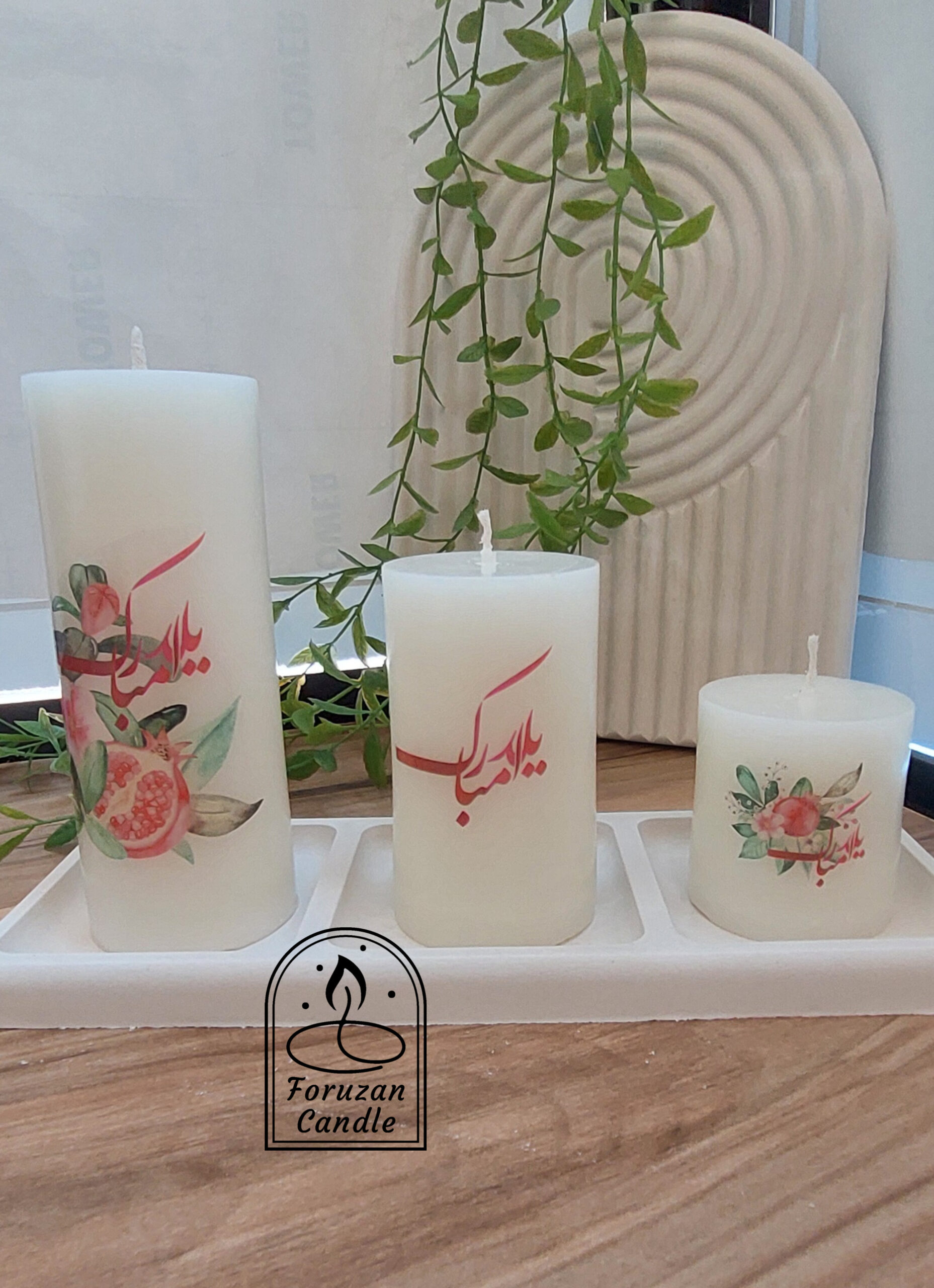 ست شمع سه تایی