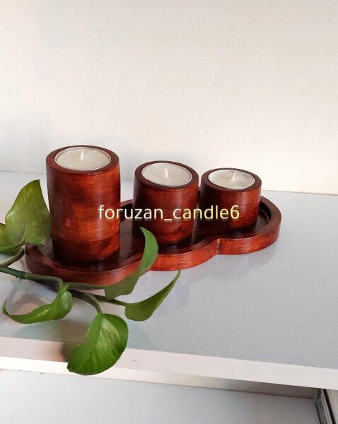 ست جاشمعی سنگی استوانه