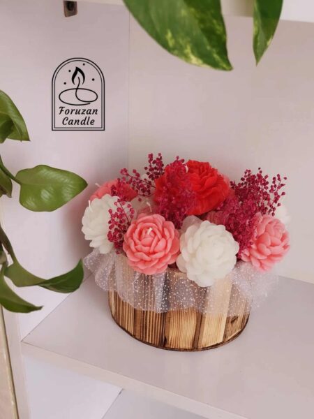 باکس گل شمع