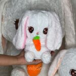 عروسک خرگوش هویج به دست