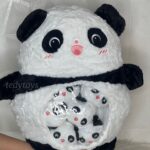 عروسک بچه دار پاندا