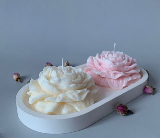 شمع با ظرف سنگ مصنوعی شمع با ظرف سنگ مصنوعی