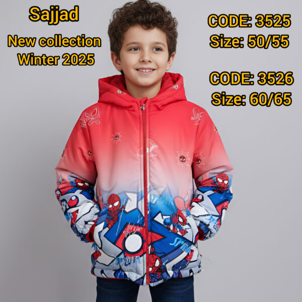 سویشرت تک پسرانه طرح spiderman