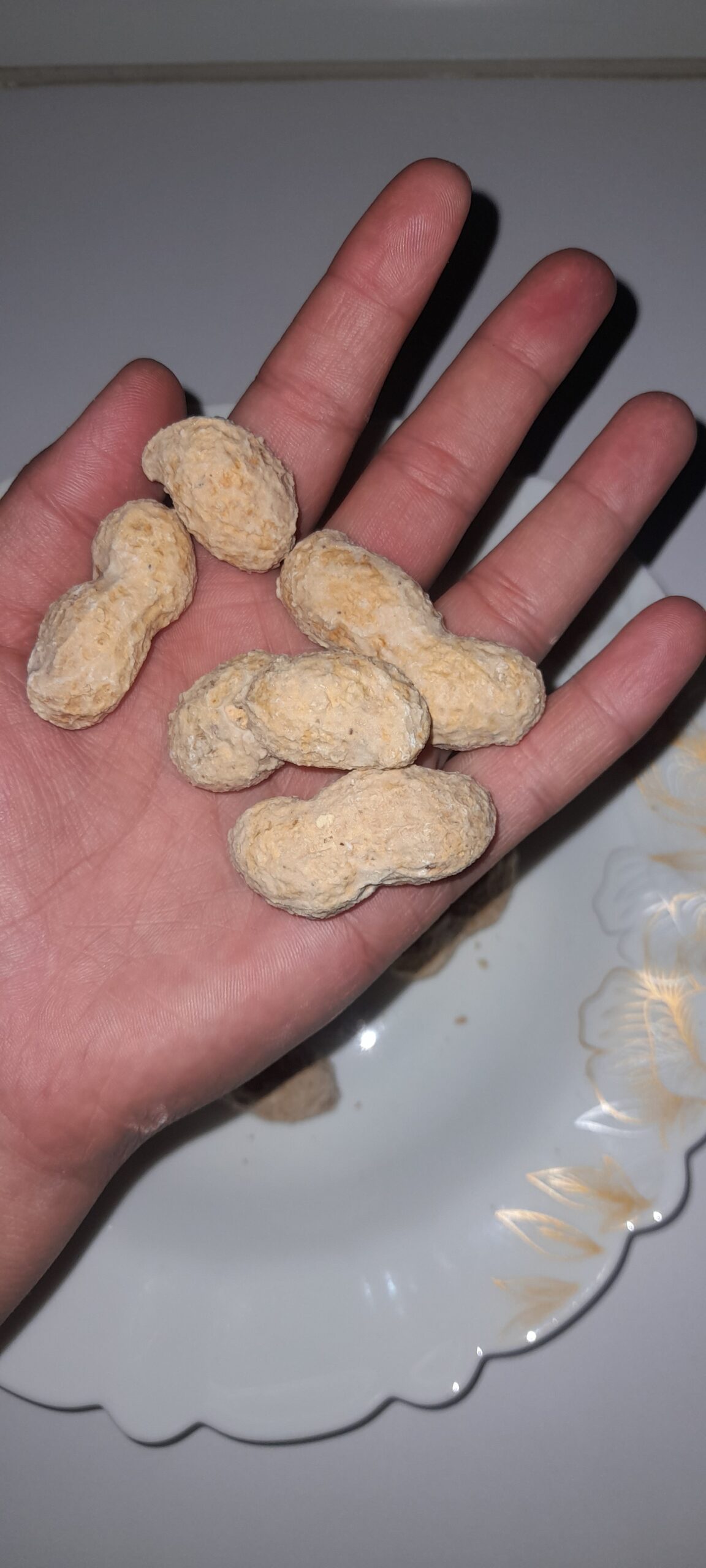 بادام زمینی با غلاف و بدون پوست آستانه