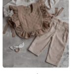 ست پاییزی دخترانه سه تکه