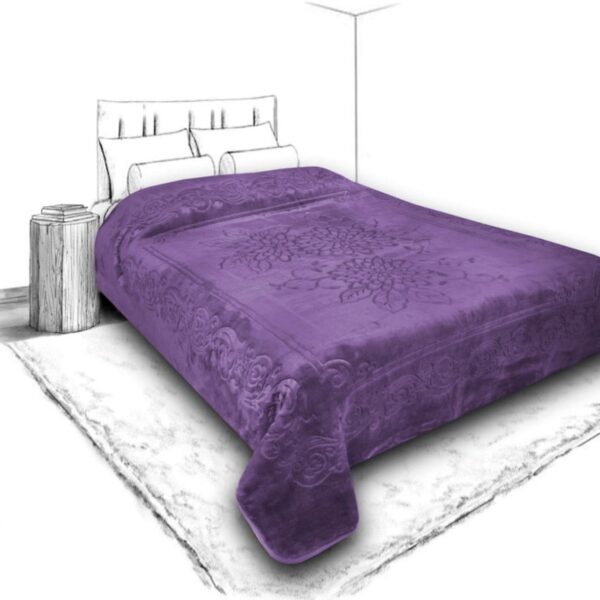 پتو گل برجسته دونفره الوان و گلدار